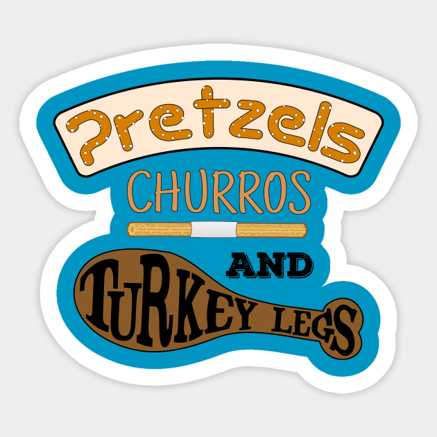 Theme Park Food Group Sticker by KkiloTRE